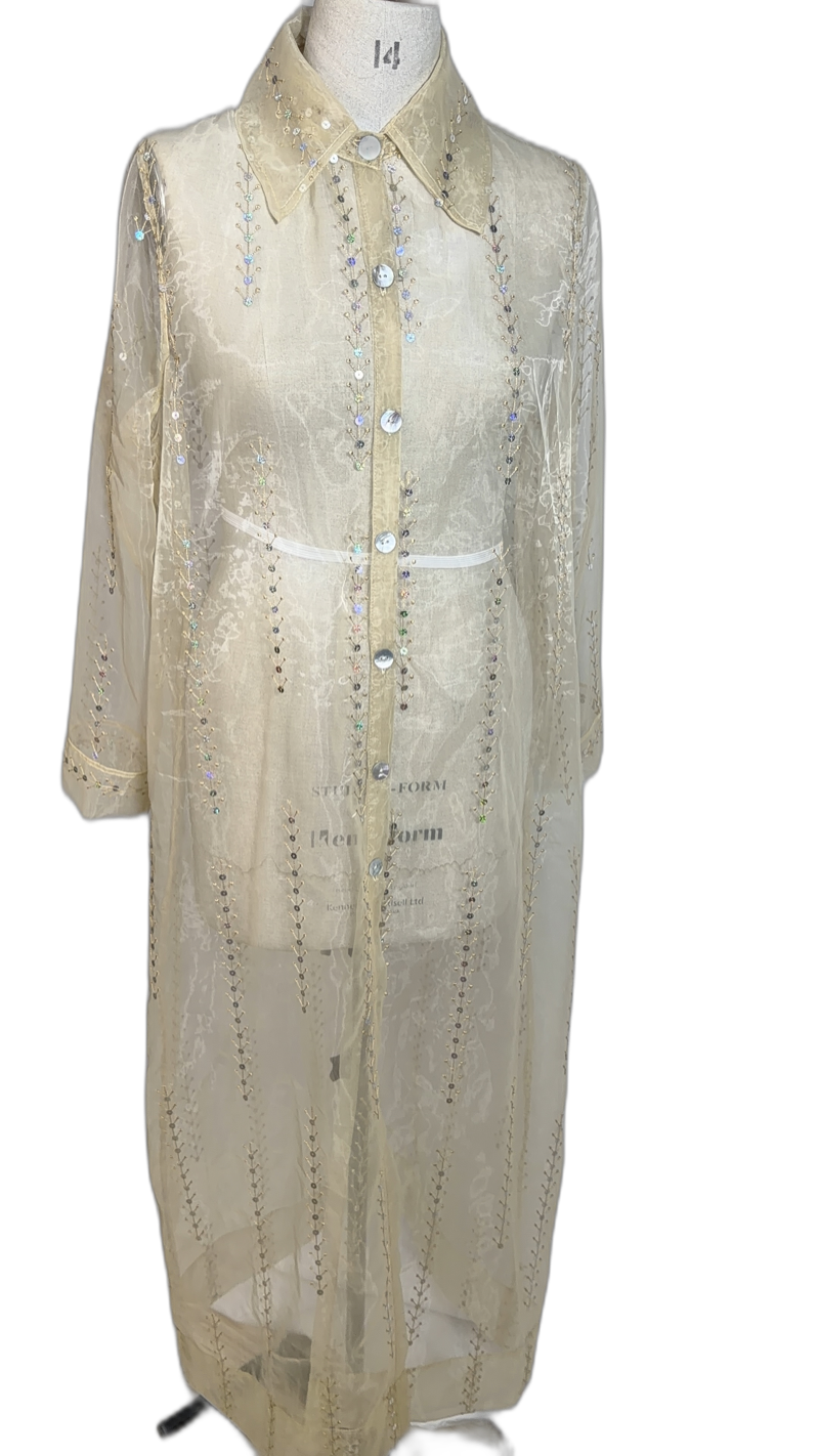 Organza Sequence Shirt